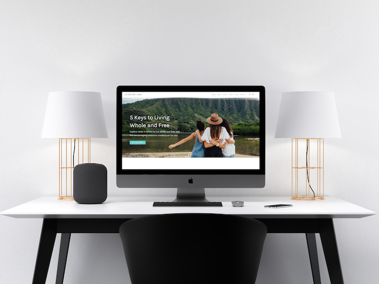 WonderfullyMade Mockup of homepage